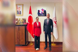 Rektör Kırışık’tan İçişleri Bakanlığı Bakan Müşaviri Hatice Atan’a Ziyaret