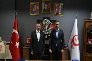 KBÜ Rektörü Kırışık’tan BBP İl Başkanı Kesgin’e İadeiziyaret