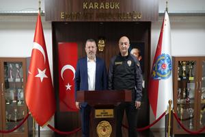 Rektör Kırışık’tan İl Emniyet Müdürü  Canver’e Hayırlı Olsun Ziyareti