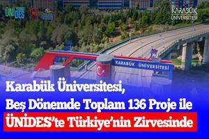 KBÜ, ÜNİDES’te 136 Projeyle Yeniden Türkiye Birincisi