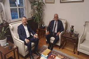 Rektör Kırışık’tan, İstanbul Sabahattin Zaim Üniversitesi Rektörü Acar'a Ziyaret