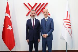 Rektör Kırışık’tan YÖK Başkanı Özvar’a Hayırlı Olsun Ziyareti