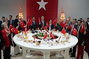 Karabük Üniversitesi 102. Yıl Cumhuriyet Resepsiyonuna Yoğun Katılım Sağladı