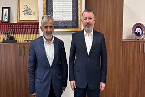 Rektör Prof. Dr. Fatih Kırışık’tan Gazeteci Ekrem Kızıltaş’a Ziyaret