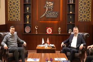 Gökhan Varan’dan Rektör Kırışık’a Ziyaret
