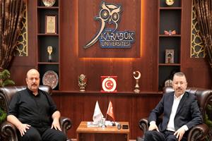 KAR-DER Heyetinden KBÜ Rektörü Prof. Dr. Kırışık’a Ziyaret