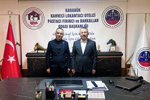 Karabük Üniversitesi Rektörü Prof. Dr. Fatih Kırışık'tan Fikret Arslan’a İade-i Ziyaret