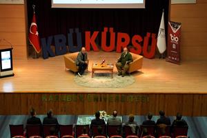 KBÜ’de "Yeni Medya" Söyleşisi: Ömer Özkök ve Hikmet Genç Öğrencilerle Buluştu