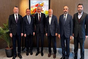 Rektör Prof. Dr. Fatih Kırışık’tan Mehmet Ali Aydınlar’a ziyaret