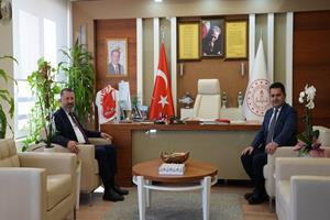 Karabük Üniversitesi Rektörü Prof. Dr. Fatih Kırışık, Antalya İl Millî Eğitim Müdürü Salih Kaygusuz’u Ziyaret Etti