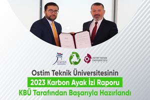 Ostim Teknik Üniversitesinin 2023 Karbon Ayak İzi Raporu KBÜ Tarafından Başarıyla Hazırlandı