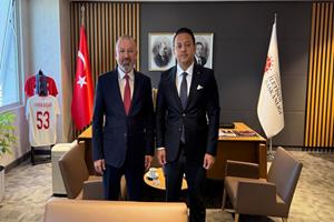 Rektör Prof. Dr. Fatih Kırışık’tan Cumhurbaşkanlığı İletişim Başkan Yardımcısı Evren Başar’a Ziyaret