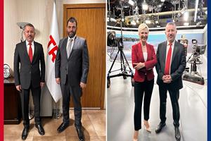 Rektör Prof. Dr. Fatih Kırışık’tan TRT’ye Ziyaret