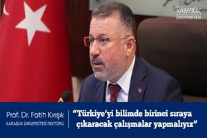 Karabük Üniversitesi Senatosunda Bilimde Zirve Hedefi