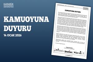 Karabük Üniversitesinden Dekan Görevlendirmelerine İlişkin Açıklama