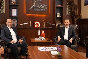 Filiz Kitabevi Yöneticilerinden Rektör Prof. Dr. Fatih Kırışık'a Ziyaret
