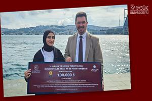 KBÜ Mezunu Leyla Bayram, Türkiye 2053 AR-GE Fikir Yarışması’nda İkincilik Kazandı