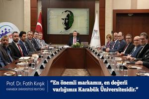 Karabük Üniversitesinde Kasım Ayı Senato Toplantısı Gerçekleştirildi