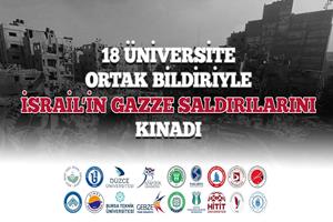 18 Üniversite Ortak Bildiriyle İsrail’in Gazze Saldırılarını Kınadı
